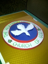 Redeemed church logo hand crafted